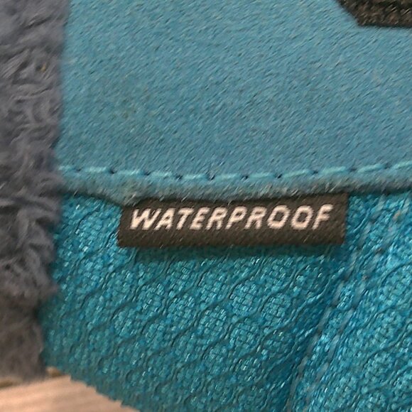 The North Face Toddler Alpenglow II Blue Suede Waterproof Snow Winter boots SZ 7 - Picture 5 of 11